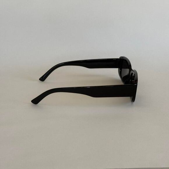 Y2K Clout Goggles – Black Rounded Frame Sunglasses, Unisex, Brand New - Picture 3 of 10
